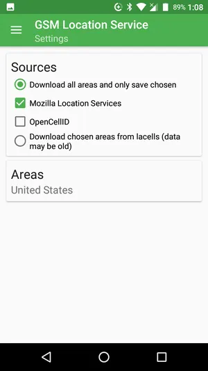 Local GSM Location  A local cell tower based back